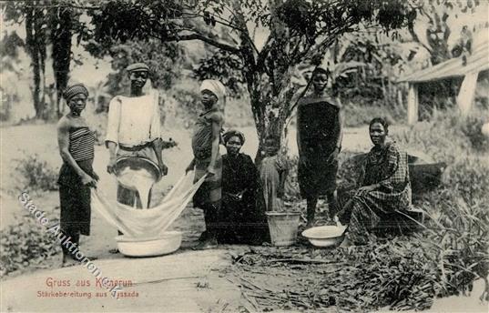 Kamerun Stärkebereitung Aus Cassada 1910 I-II - Altri & Non Classificati