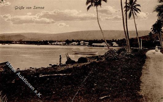 Kolonien Samoa Stpl. Apia 6.5.14 I-II (Bug) Colonies - Geschiedenis