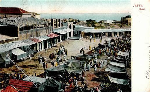 Kolonien Deutsche Post Türkei Jaffa Bazar I-II Colonies - Geschiedenis