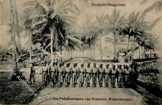 Kolonien Deutsch Neuguinea Friedrich-Wilhelmshafen Polizeisoldaten Ca. 1910 I-II Colonies - Storia