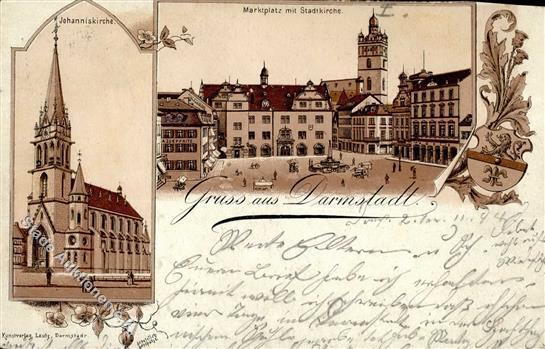 Vorläufer 1895 Darmstadt (6100) II (beschnitten) - Zonder Classificatie