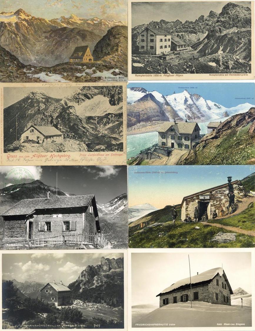 Berghütte Partie Mit Circa 100 Ansichtskarten I-II Cabane - Andere & Zonder Classificatie