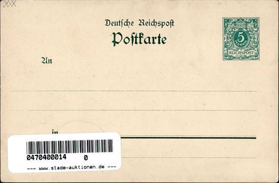 Schützenfest Leipzig (O7000) XVII Mitteldeutsches Bundesschießen  Privatganzsache 1898 I-II - Andere & Zonder Classificatie