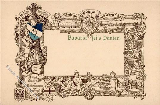 Studentika Bonn (5300) Bavaria Sei's Panier I-II - Zonder Classificatie