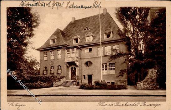 Studentika GÖTTINGEN - Haus Der Burschenschaft Brunsviga I-II - Non Classificati