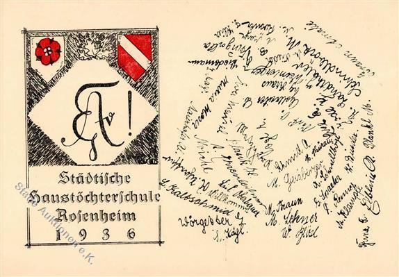 Studentika ROSENHEIM - 1936 I - Zonder Classificatie