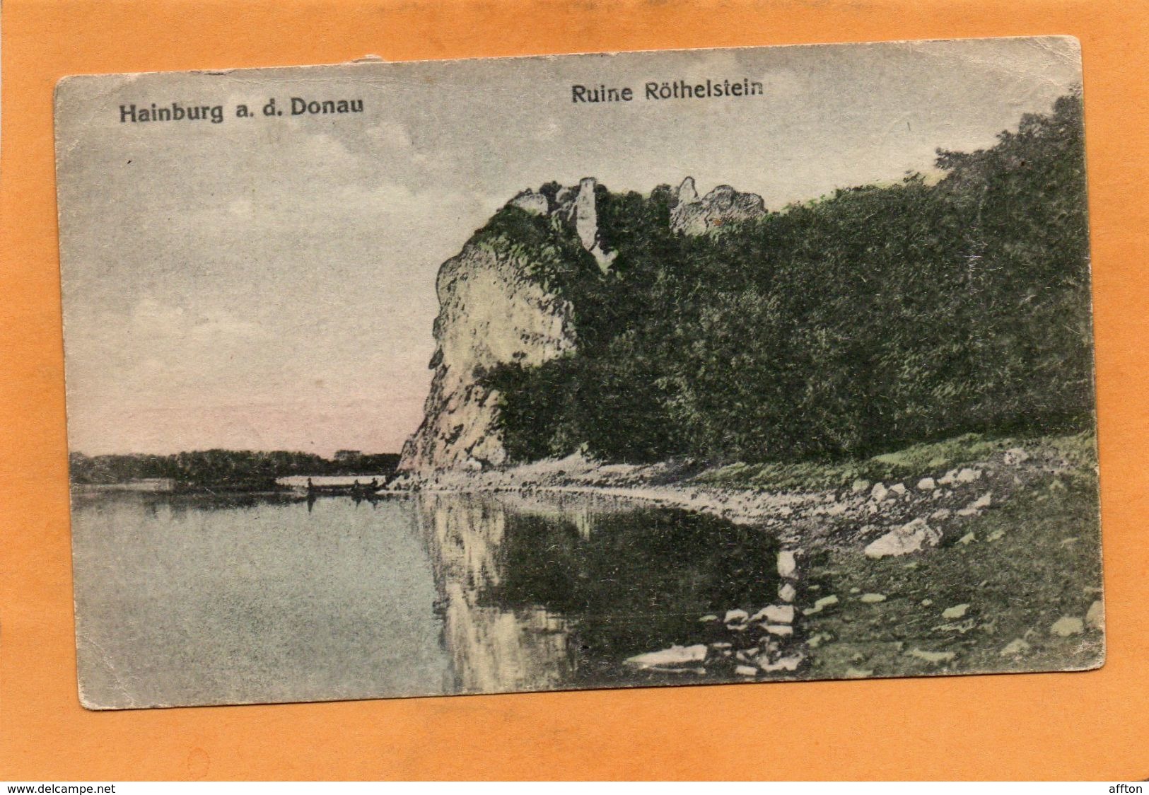 Hainburg A.d. Donau 1922 Postcard Postage Due - Hainburg