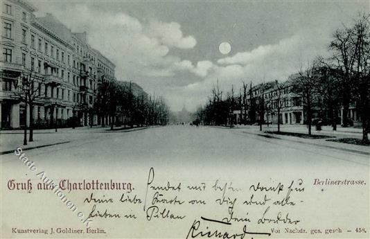 Charlottenburg (1000) Berlinerstraße 1898 I-II - Andere & Zonder Classificatie