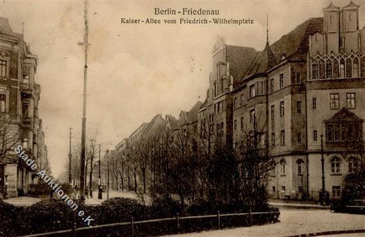 Friedenau (1000) Kaiser Allee  1915 I-II (fleckig) - Andere & Zonder Classificatie