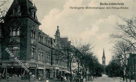 Lichterfelde (1000) Wilhelmstraße Zigarrenhandlung  1916 I-II - Andere & Zonder Classificatie