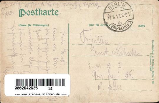 Tempelhof (1000) Dorfstraße 1917 II (Ecken Abgestoßen) - Andere & Zonder Classificatie