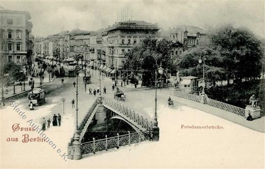 Tiergarten (1000) Potsdamerbrücke Straßenbahn I-II - Andere & Zonder Classificatie