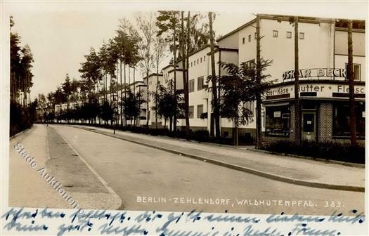 Zehlendorf (1000) Handlung Oskar Beck Waldshüterpfad 383 I-II - Andere & Zonder Classificatie