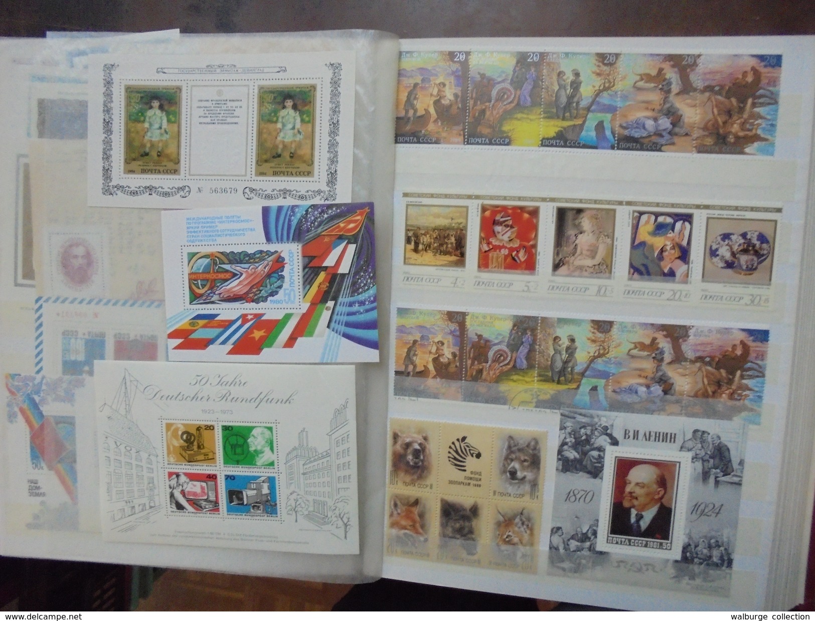 EUROPE/MONDE 267 BLOCS+TIMBRES.TRES BEL ASSORTIMENT ! (1962) 2 KILOS