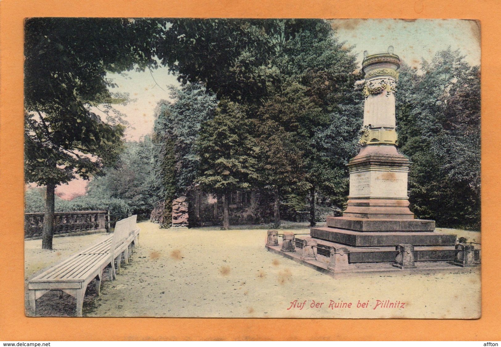 Pillnitz 1919 Postcard - Pillnitz