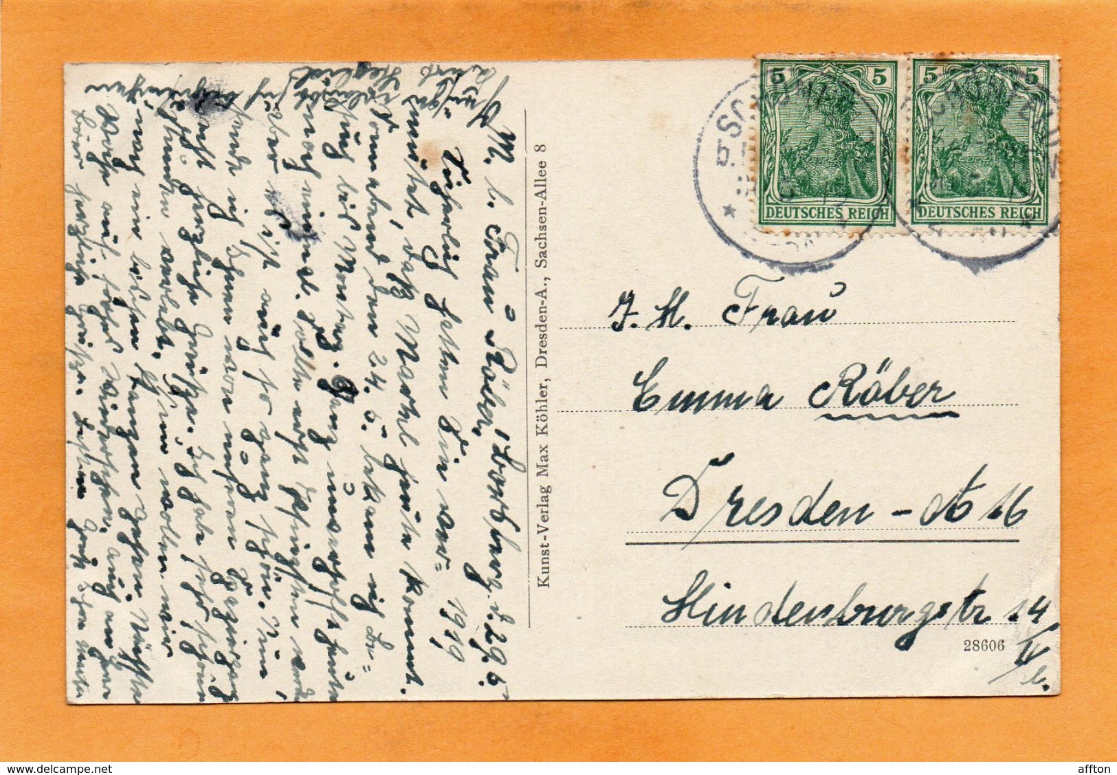 Borsberge Bei Pillnitz 1905 Postcard - Pillnitz