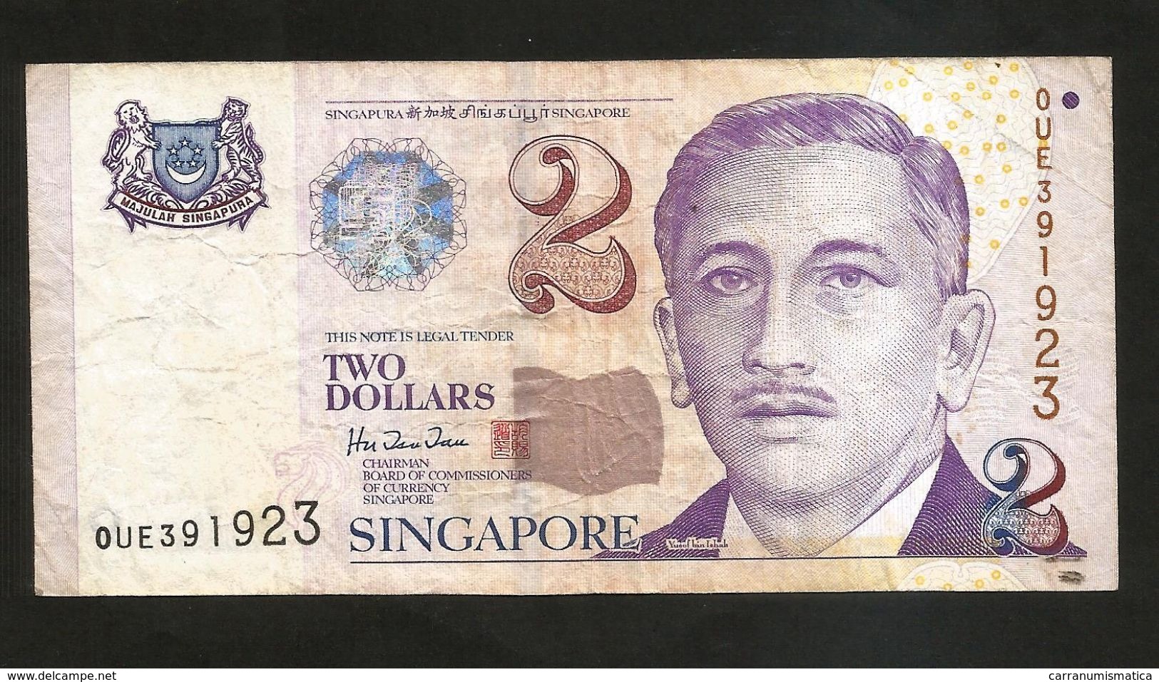 SINGAPORE - 2 DOLLARS - Singapour