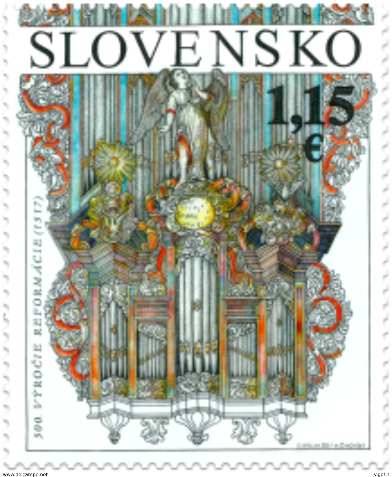 SK 2017-19 REFORMACIA, SLOVAKIA, 1 X 1v, MNH - Nuevos