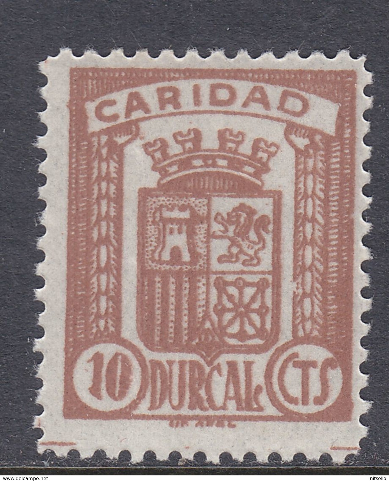 LOTE 2112A  ///  (C125)   DURCAL (GRANADA) Nº 4 CARIDAD CATALOGO FESOFI **MNH - Republikanische Ausgaben