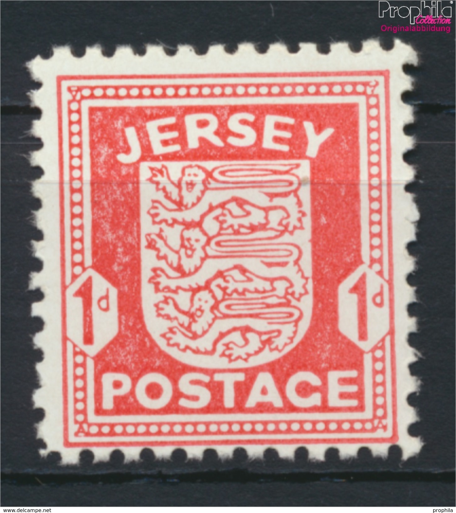Jersey (Dt. Bes.2.WK.) 2z, Weißes Gestrichenes Papier Postfrisch 1942 Wappen (9119827 - Besetzungen 1938-45