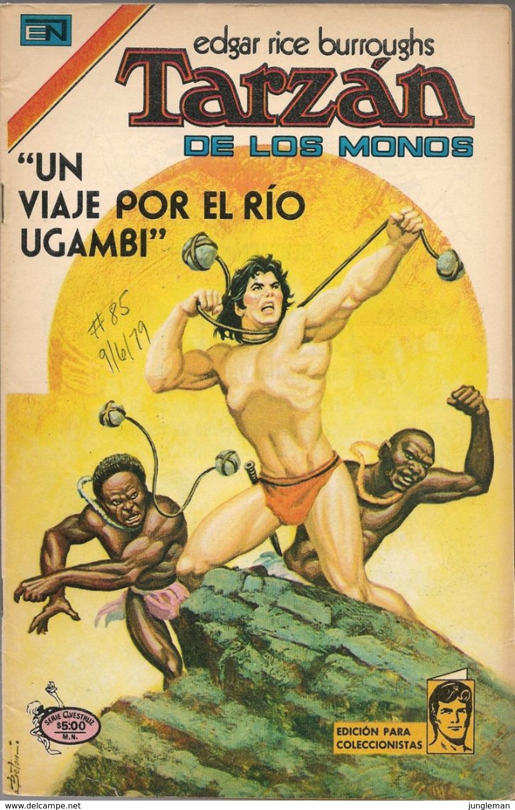 Tarzan - Serie Avestruz, Año V N° 3-85 - 6 Septembre 1979 - Editorial Novaro - México Y España - Quincenal En Color. - Autres & Non Classés