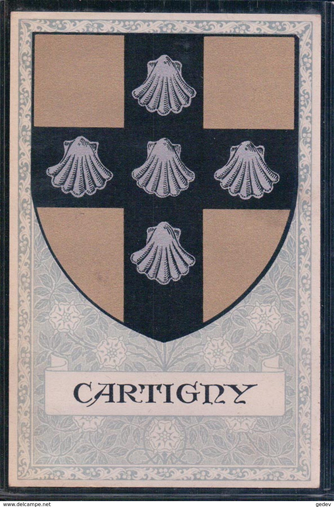 Genève, Armoirie Des Communes, Cartigny, Litho (952) - Cartigny