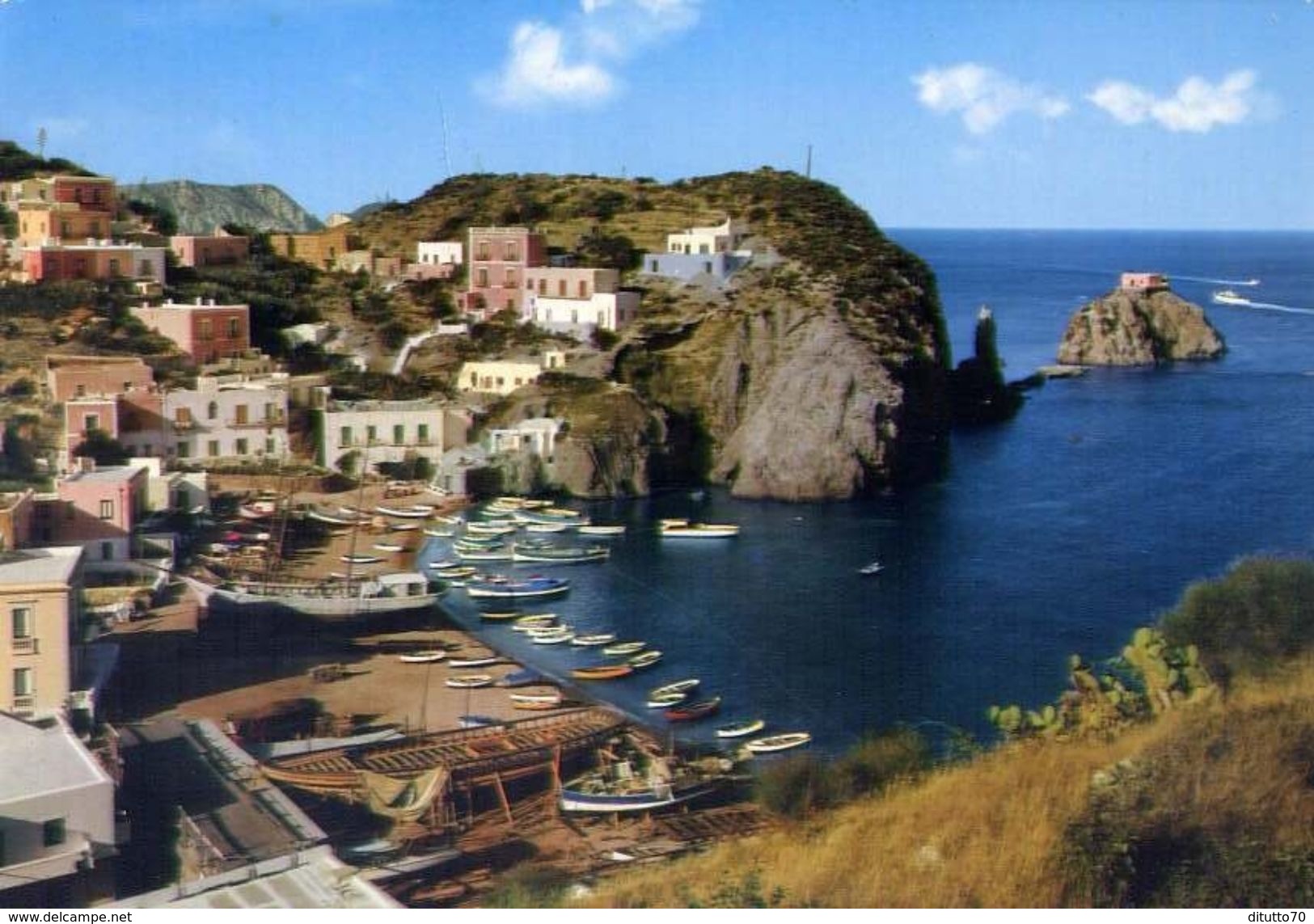 Ponza - Latina - Spiaggia S.maria - 19539 - Formato Grande Viaggiata – E 4 - Latina