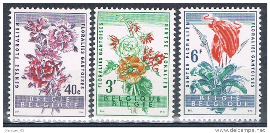 Année  1960 - COB 1122** à 1124**  - Floralies Gantoises II- Cote  2,30&euro; - Unused Stamps