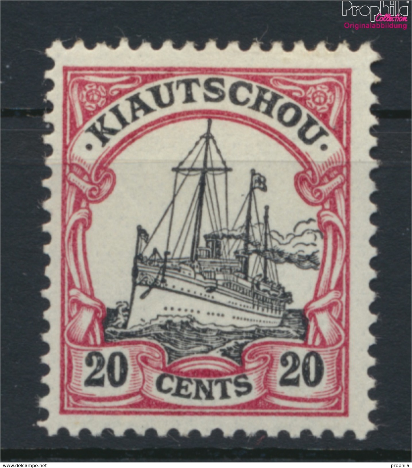 Kiautschou 22 Mit Falz 1905 Schiff Kaiseryacht Hohenzollern (9120233 - Kiautchou