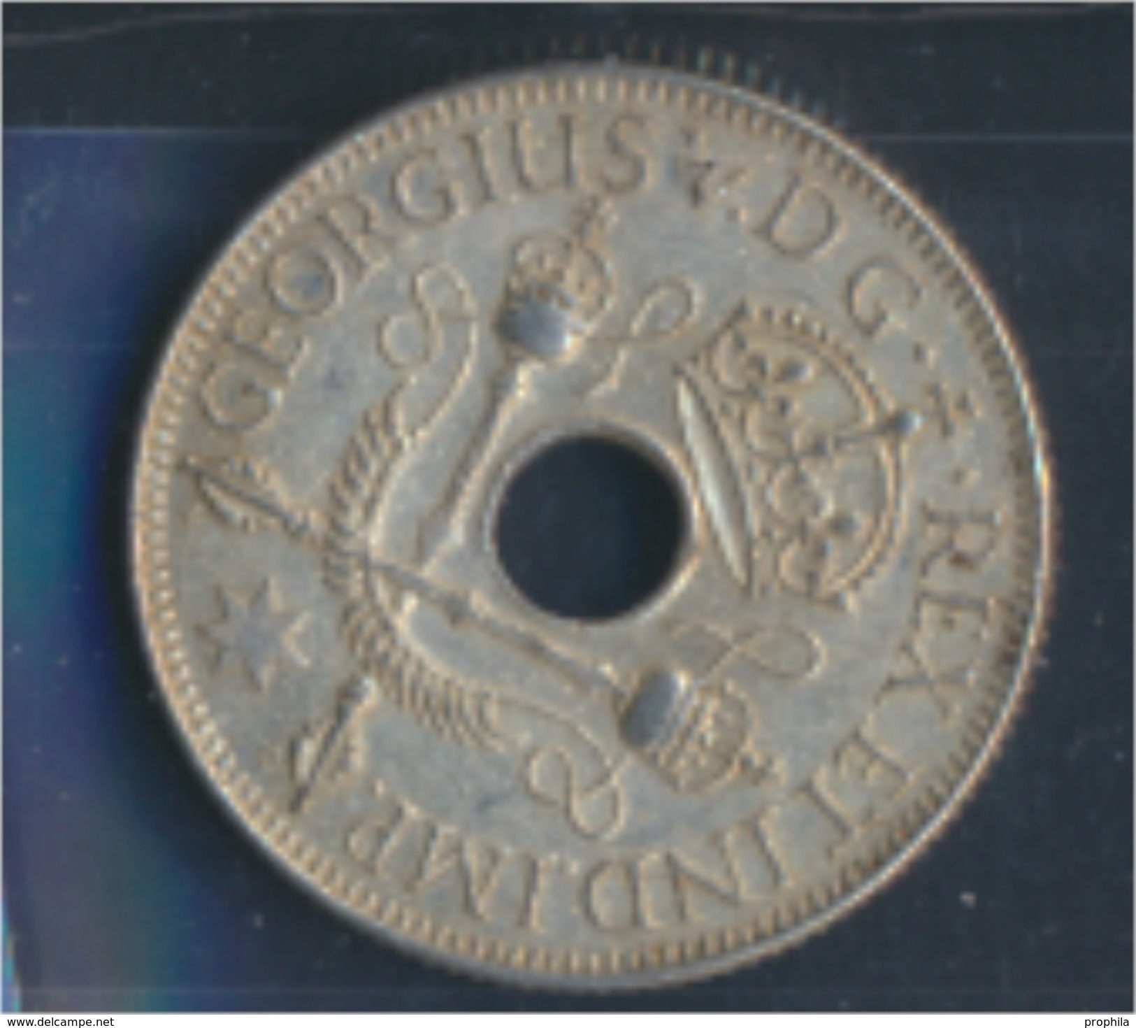 Neuguinea 5 1935 Vorzüglich Silber 1935 1 Shilling Zepter (8977170 - Papua-Neuguinea