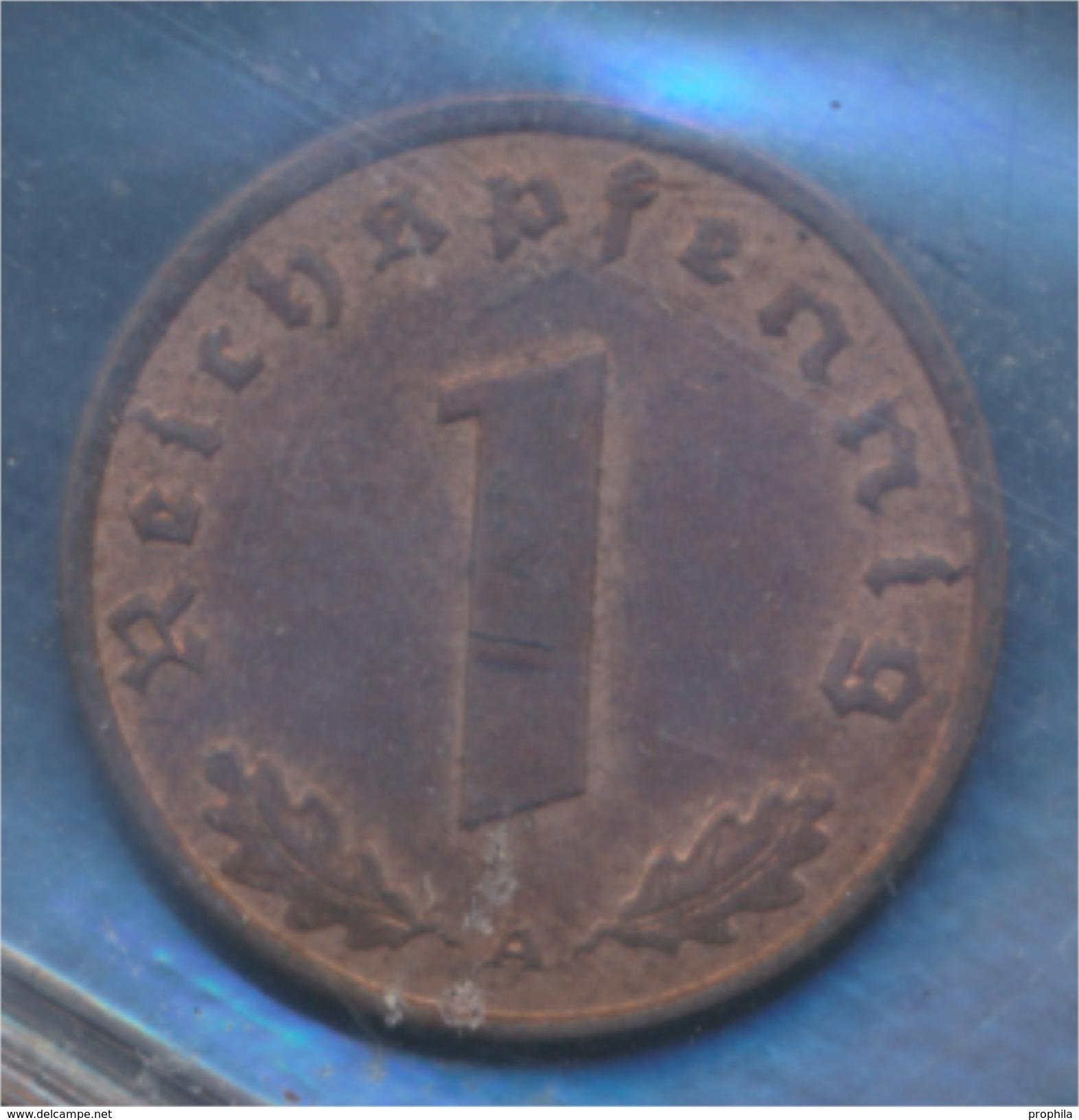 Deutsches Reich Jägernr: 361 1937 A Stgl./unzirkuliert Bronze 1937 1 Reichspfennig Reichsadler (7879633 - 1 Reichspfennig