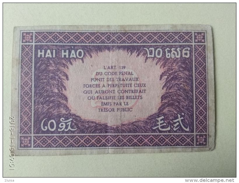 20 Cents 1942 - Indochine