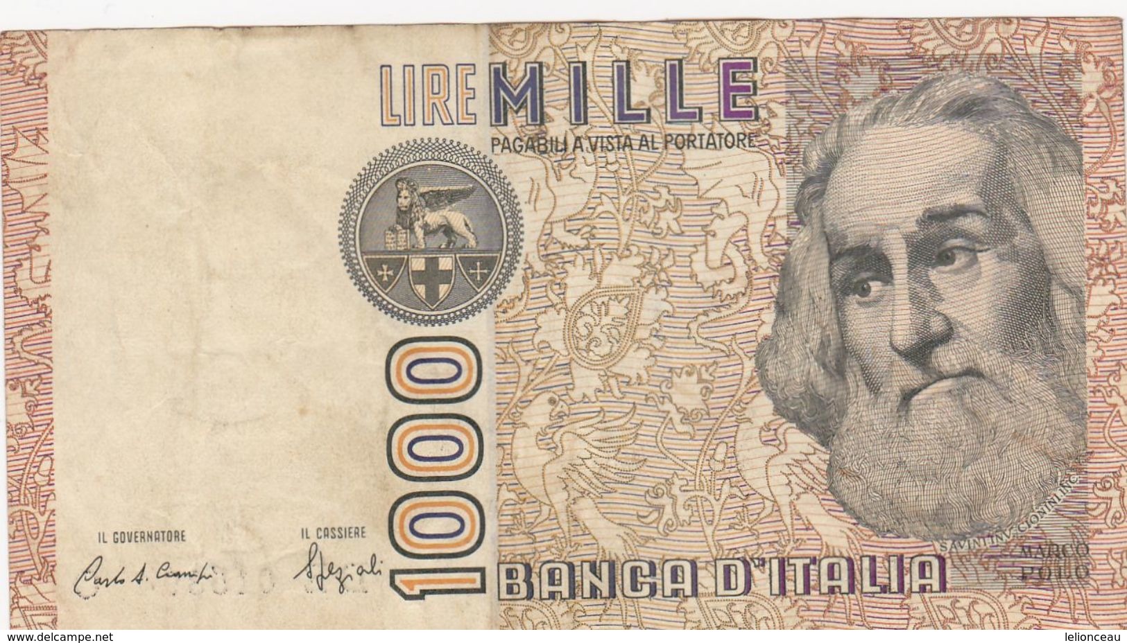 1 000 Lire Italie 1982 - 1000 Liras