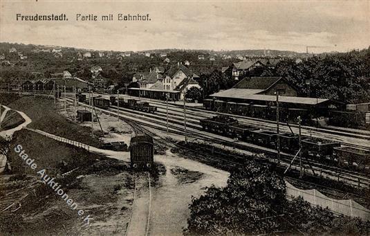 Freudenstadt (7290) Bahnhof Eisenbahn 1912 I- Chemin De Fer - Other & Unclassified