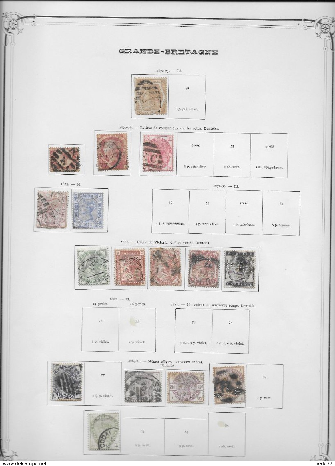 Grande Bretagne - Collection Vendue Page Par Page - Timbres Neufs */ Oblitérés - B/TB - Sammlungen