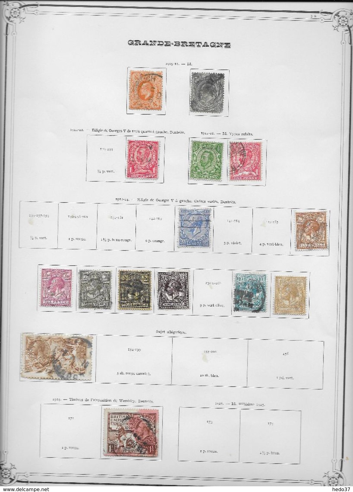 Grande Bretagne - Collection Vendue Page Par Page - Timbres Neufs */ Oblitérés - B/TB - Collections