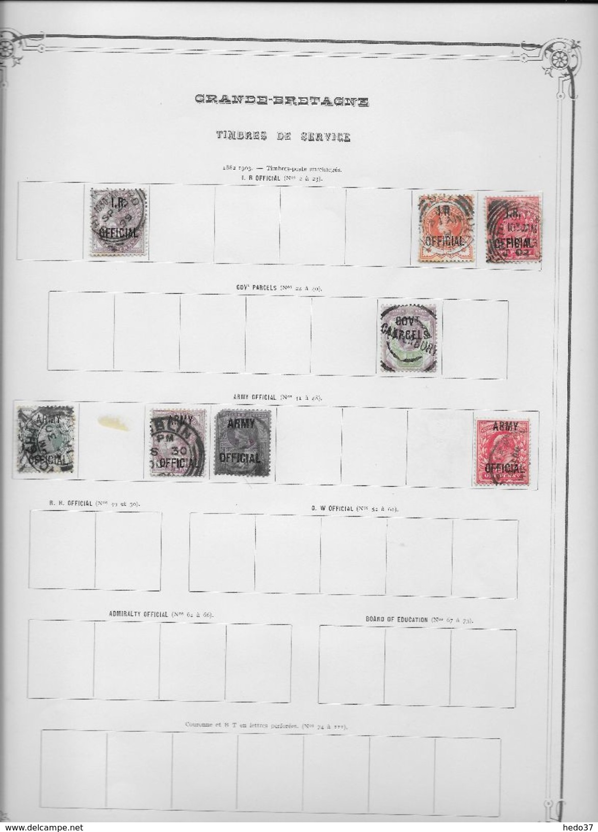 Grande Bretagne - Collection Vendue Page Par Page - Timbres Neufs */ Oblitérés - B/TB - Collezioni