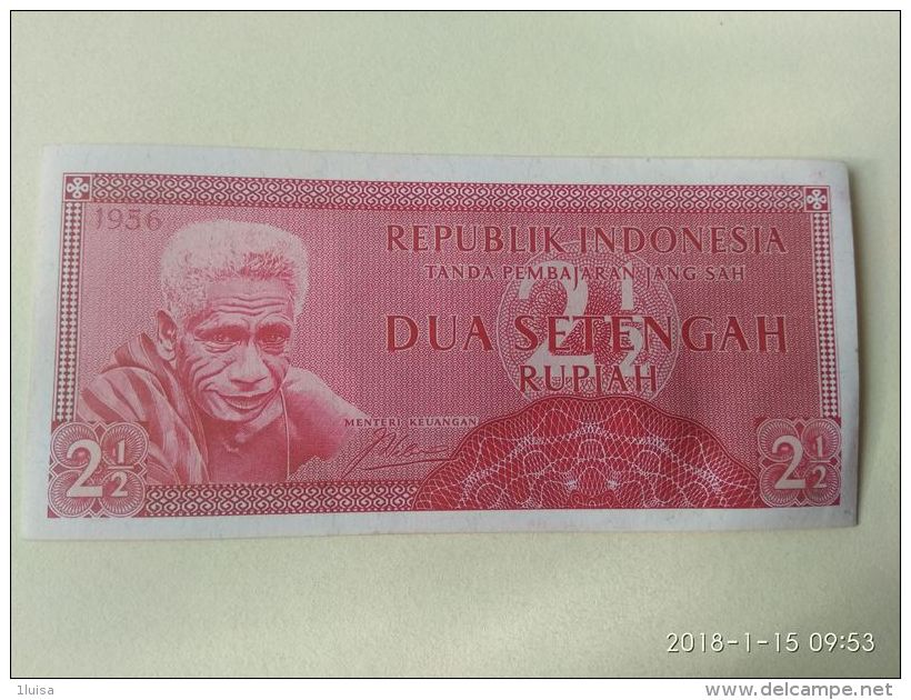 2 1/2 Rupiah 1956 - Indonésie