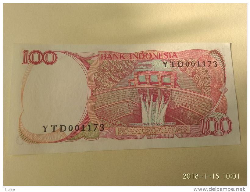 100 Rupiah 1984 - Indonesia