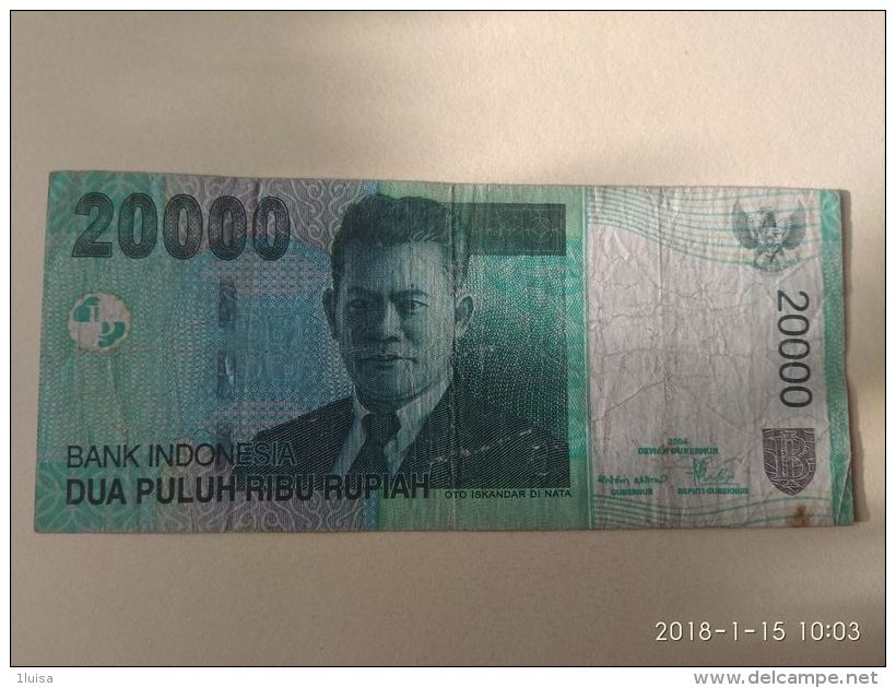 20000 Rupiah 2004 - Indonesia