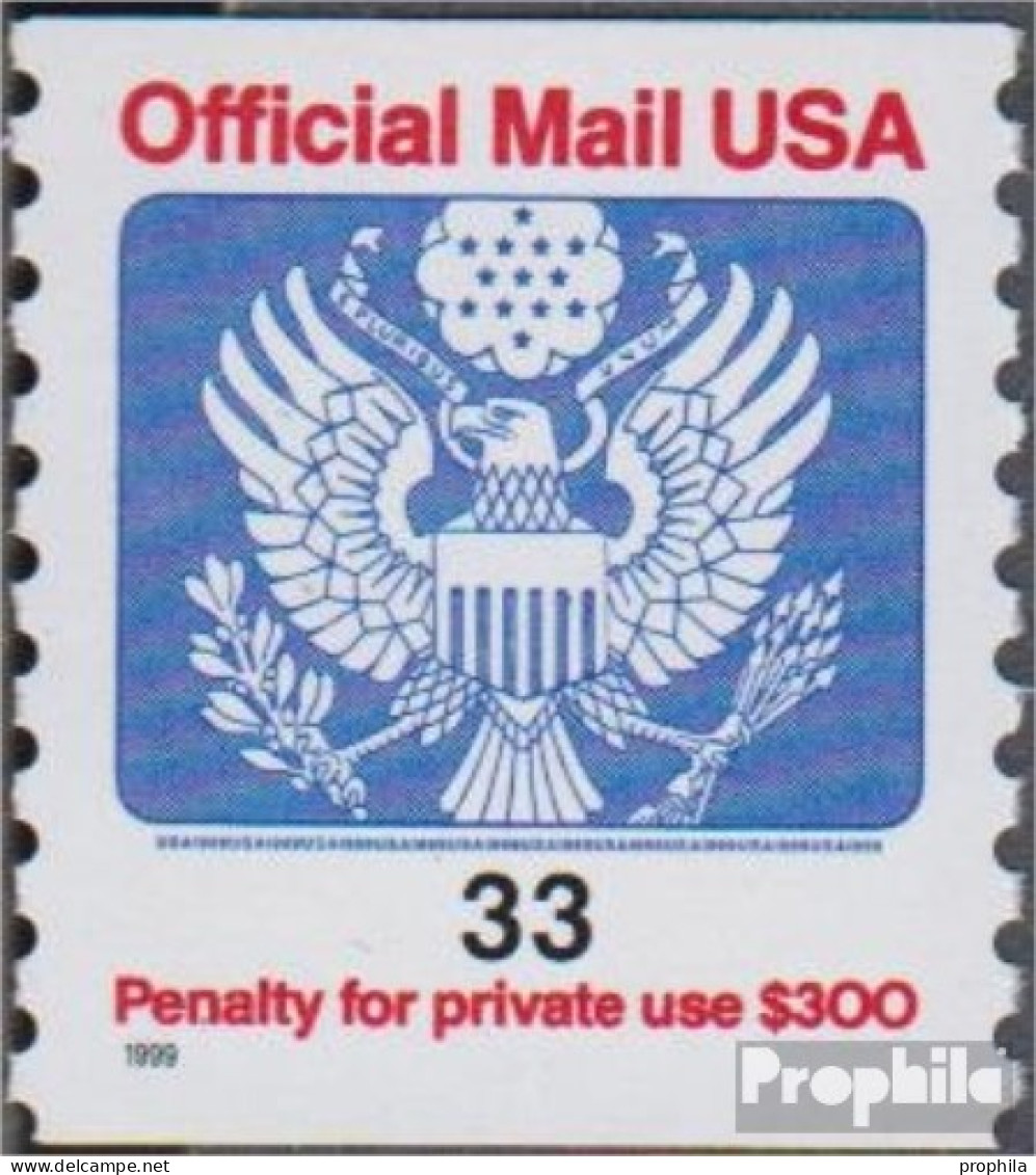 USA D127 (kompl.Ausg.) Postfrisch 1999 Dienstmarke - Ungebraucht