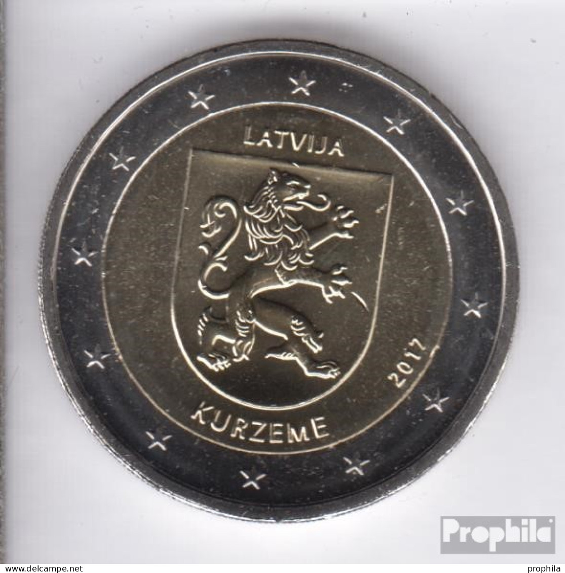 Lettland 2017 Stgl./unzirkuliert Auflage: 530.000 Stgl./unzirkuliert 2017 2 Euro Kurland - Latvia