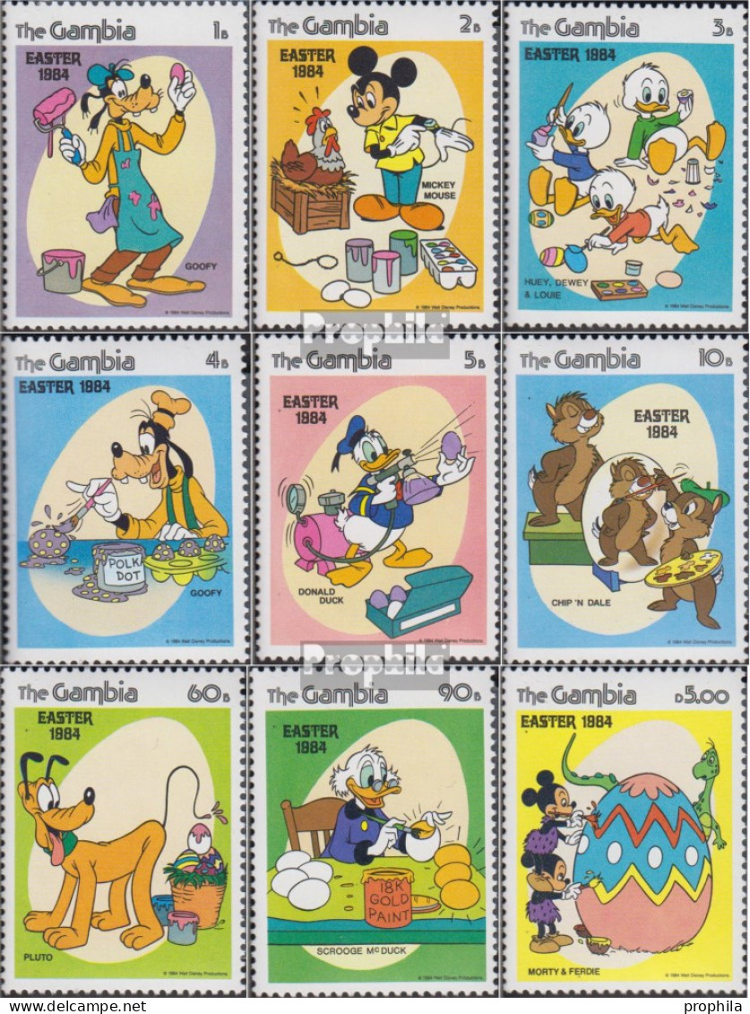 Gambia 507-515 (kompl.Ausg.) Postfrisch 1984 Walt-Disney-Figuren - Gambia (1965-...)