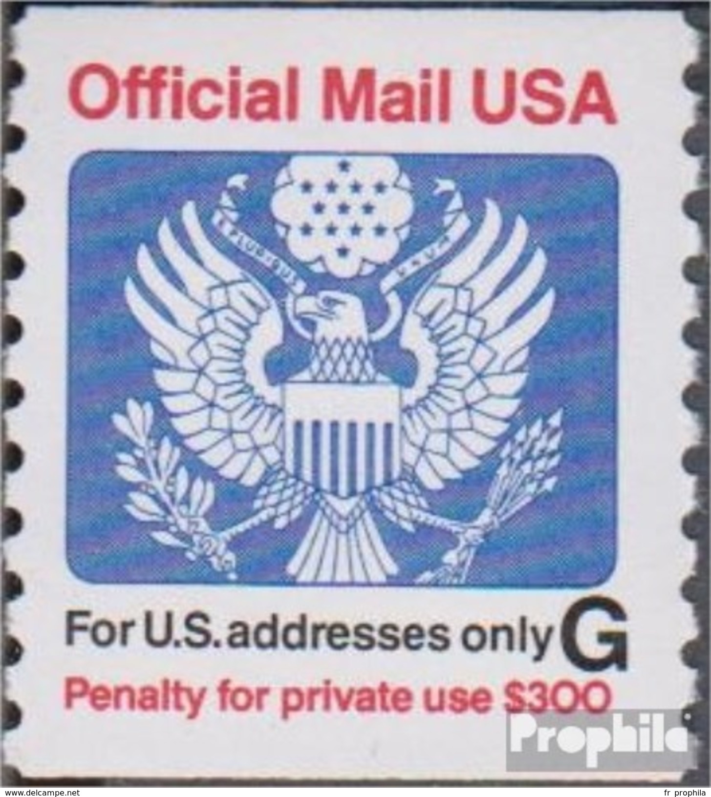 Etats-Unis D122 (complète.Edition.) Neuf Avec Gomme Originale 1994 Timbre De Sérvice - Neufs