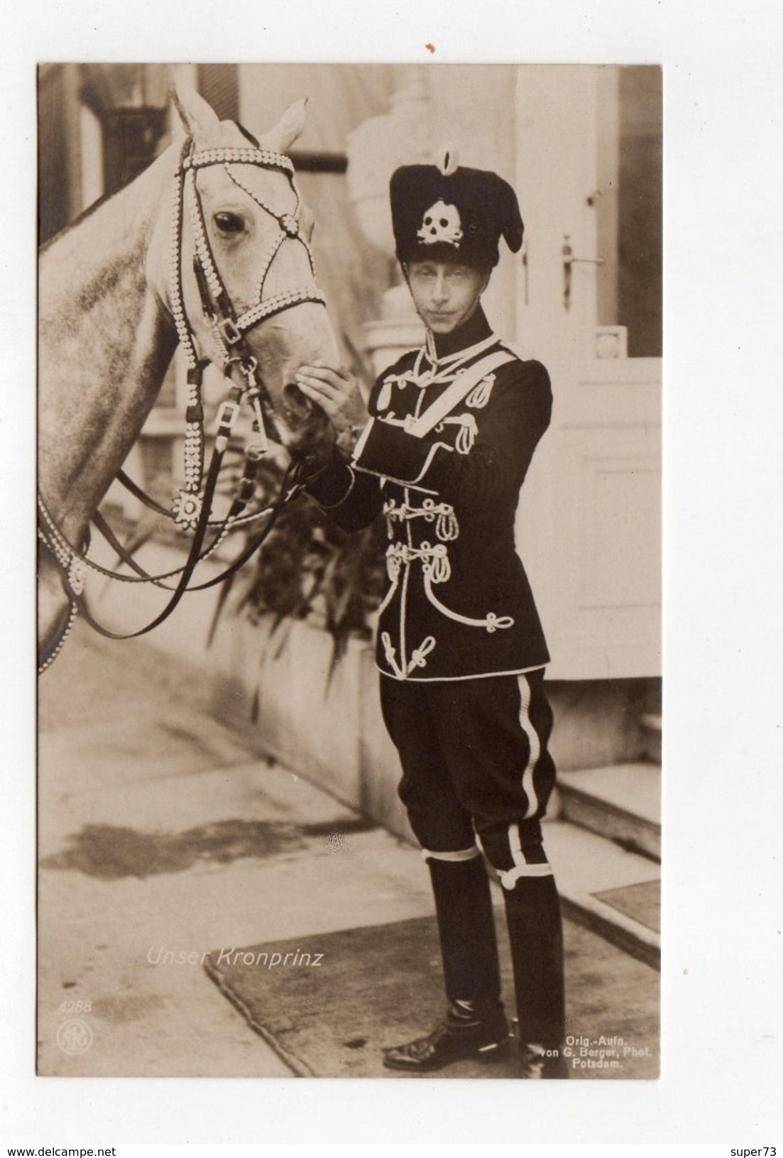 Unser Kronprinz Mit Pferd , Avec Cheval Foto - Autres & Non Classés