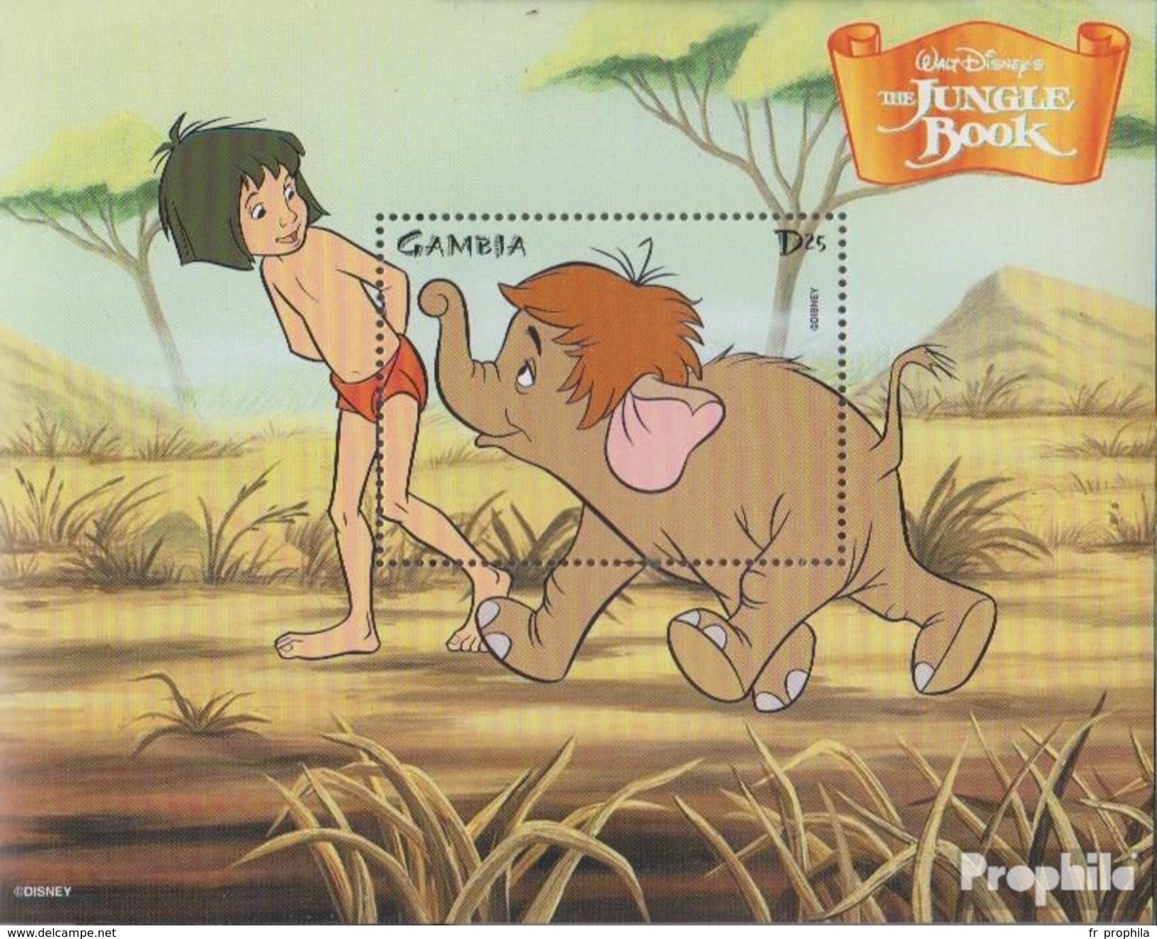 Gambia Block411 (complète.Edition.) Neuf Avec Gomme Originale 1999 Walt-disney-Zeichentrickfilm - Gambie (1965-...)