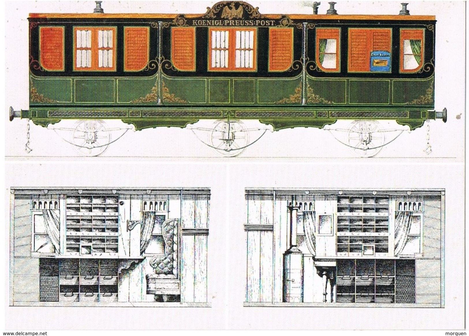 27097. Postal AACHEN (Alemania Federal) 1985. BAHNPOST, Ferrocarril Bundesbahn - Cartas & Documentos