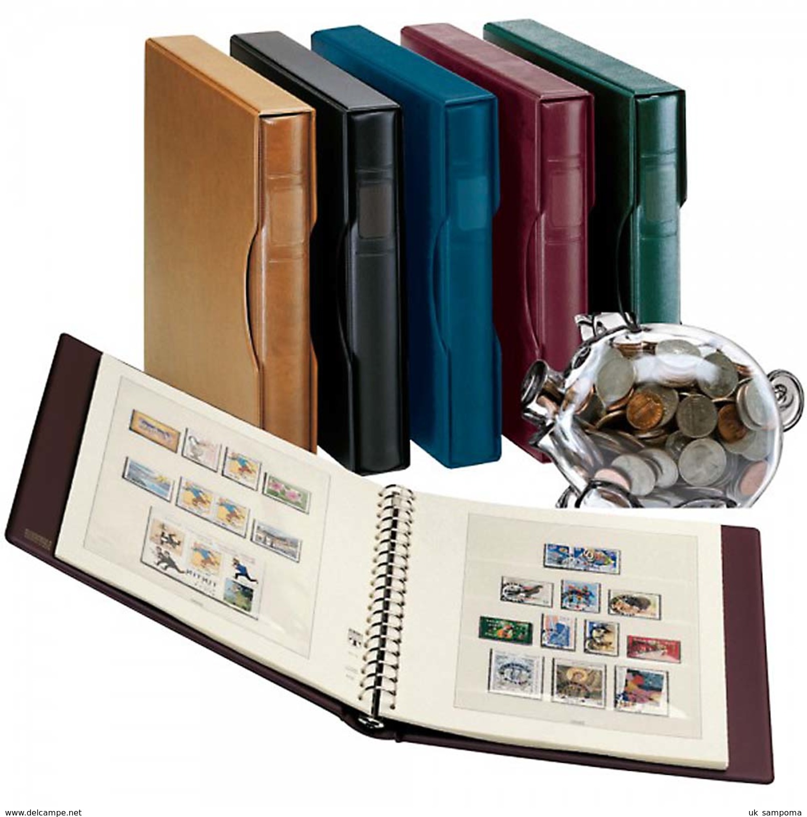 Lindner DT120b-1124V Germany Complete Offer Germany - DT-Illustrated Album Pages Year 1949-2014, Incl. Ring Binder Set ( - Pre-printed Pages