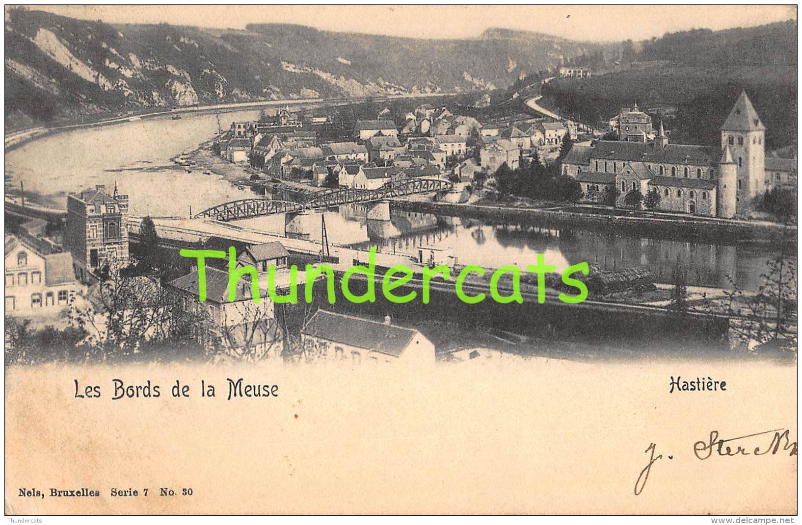 CPA NELS SERIE 7 NO 30 LES BORDS DE LA MEUSE HASTIERE - Hastière