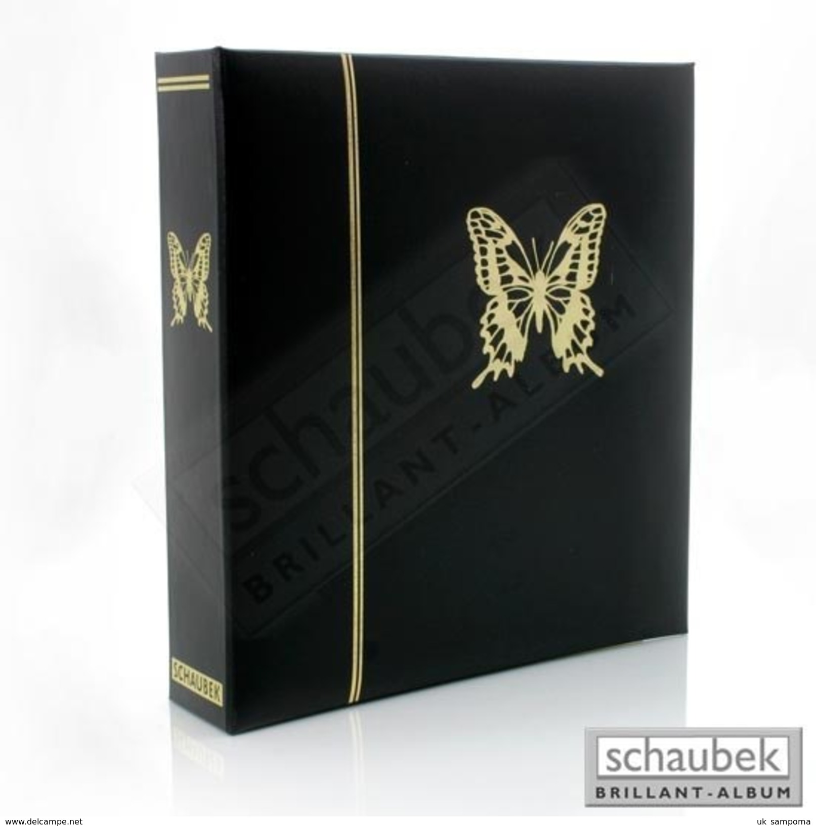 Schaubek KOA-SCHMETTERLING Thematic Album Butterflies - Black Screw Post, In A Binder Leatherette Incl. 31 Thematic Shee - Binders With Pages